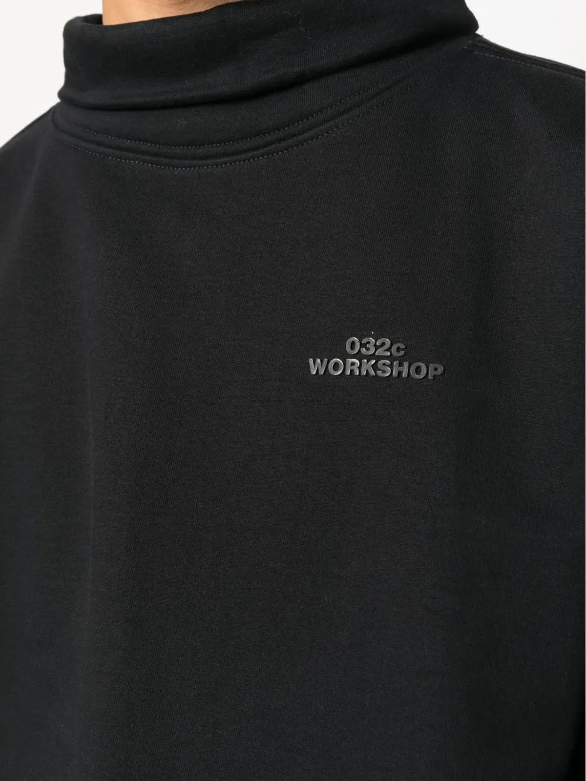 032c ロールネック ロゴプリント スウェットシャツ - 画像5