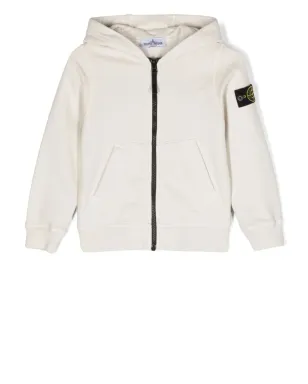 Stone Island Junior フェルパ ロゴパッチ フーディー - サムネイル1