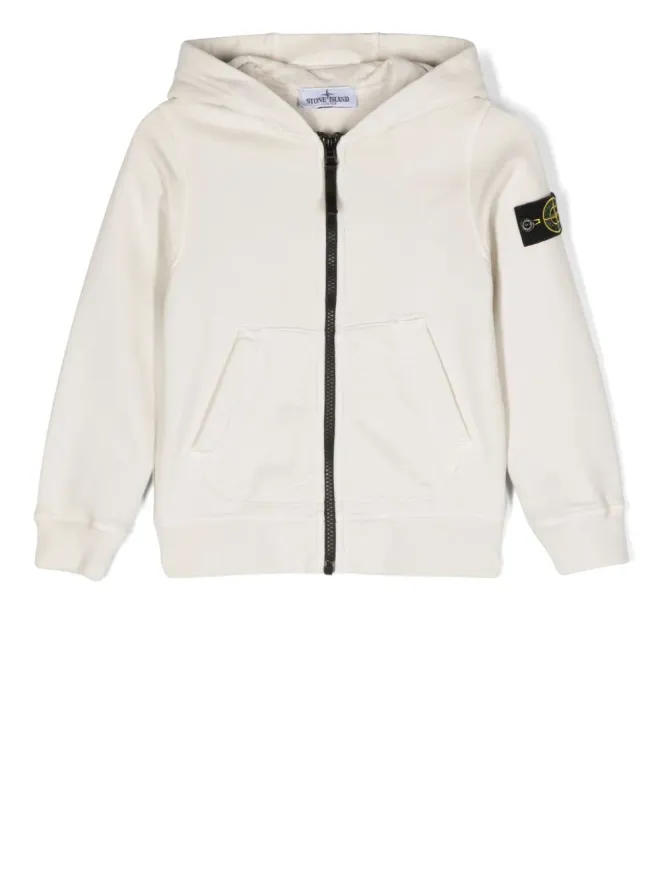 Stone Island Junior Stone Island Junior フェルパ ロゴパッチ フーディーの商品画像