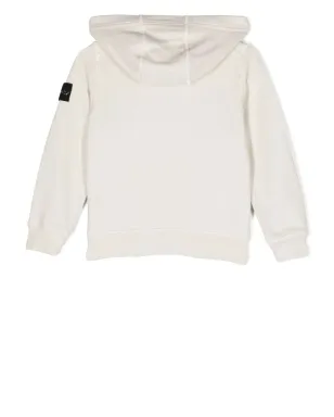 Stone Island Junior フェルパ ロゴパッチ フーディー - サムネイル2