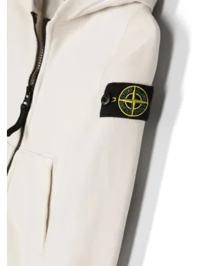 Stone Island Junior フェルパ ロゴパッチ フーディー - サムネイル3