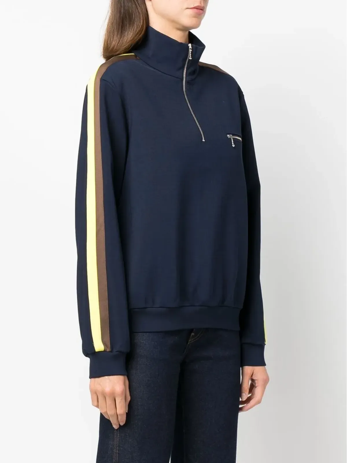 Tory Burch サイドストライプディテール スウェット - 画像3
