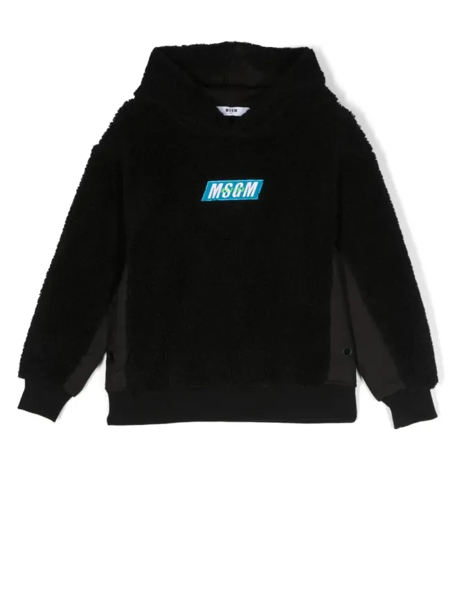 MSGM Kids MSGM Kids ロゴ刺繍 テディフーディーの商品画像