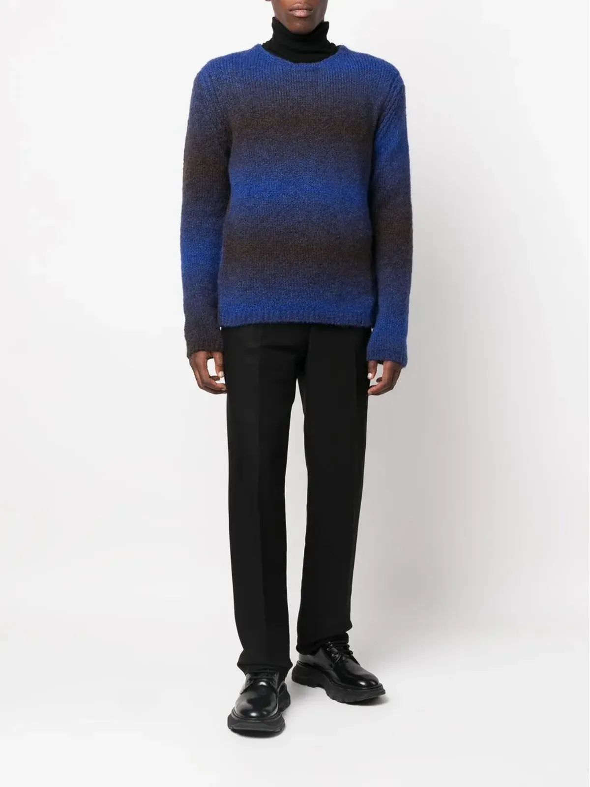 Paul Smith オムブレ・ストライプ ニットセーター - 画像2