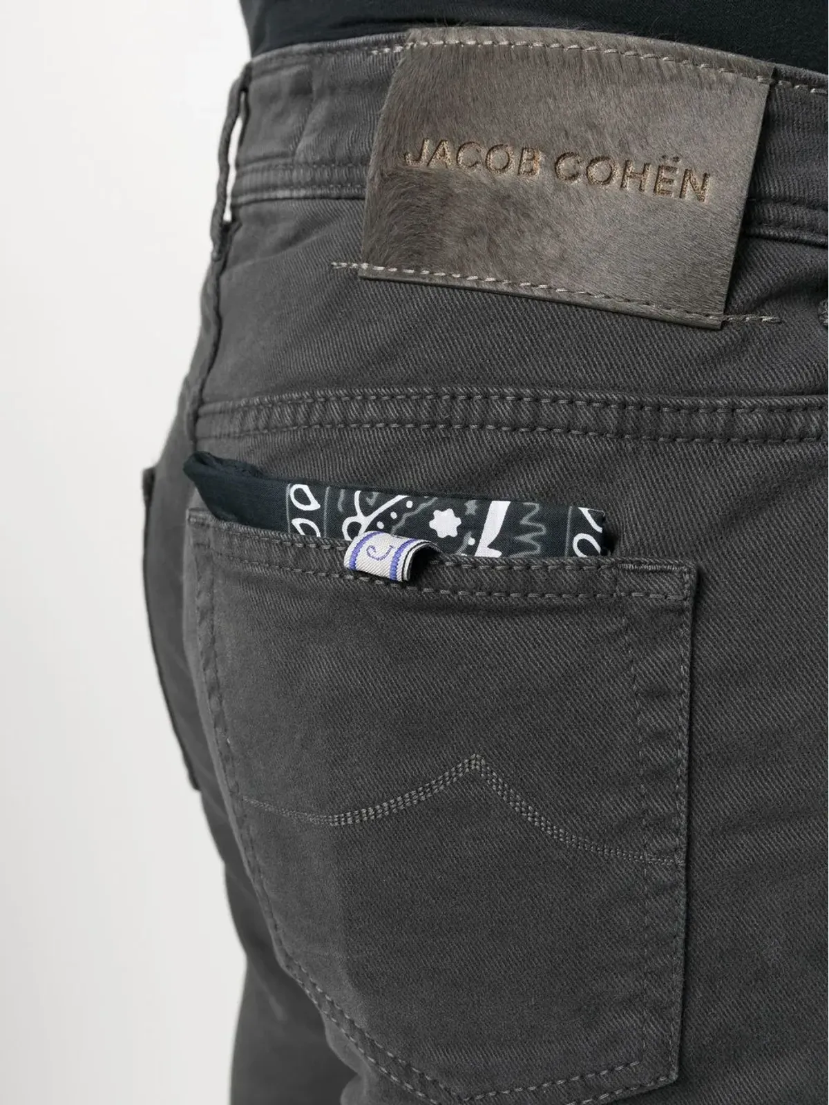 Jacob Cohën ダークウォッシュ・ストレートレッグ・トラウザー - 画像5