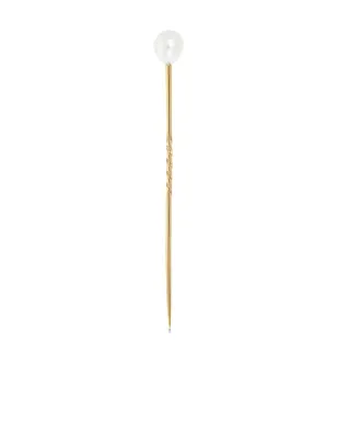 Pragnell Vintage 14kt イエローゴールド エドワーディアン 天然真珠 ピン - サムネイル1