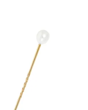 Pragnell Vintage 14kt イエローゴールド エドワーディアン 天然真珠 ピン - サムネイル2