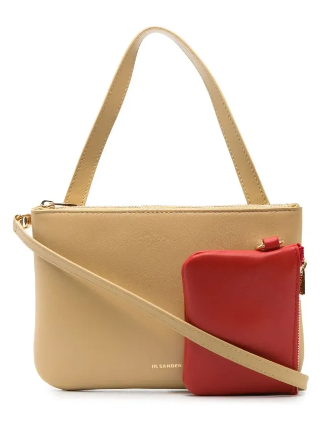 Jil Sander Jil Sander ロゴレタリング レザー クロスボディバッグの商品画像