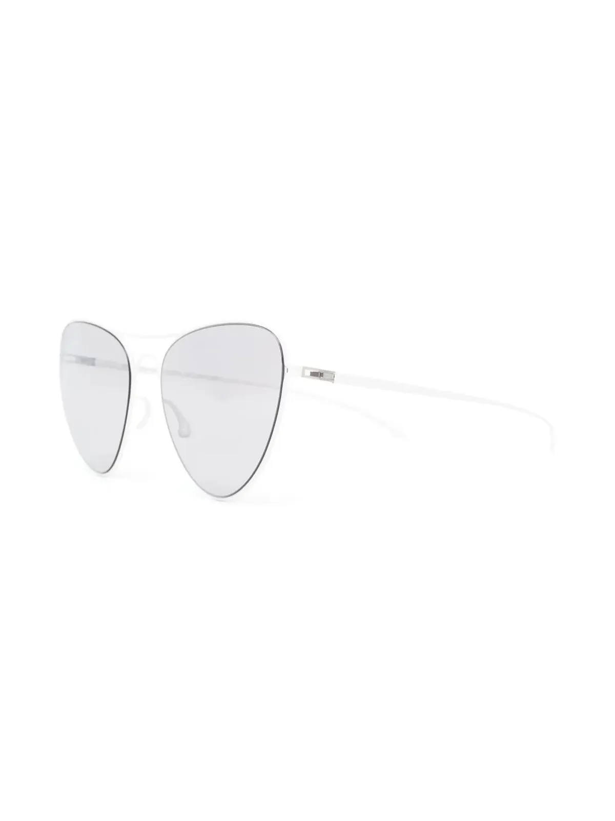 Mykita cat-eye frame tinted sunglasses - White - 画像2