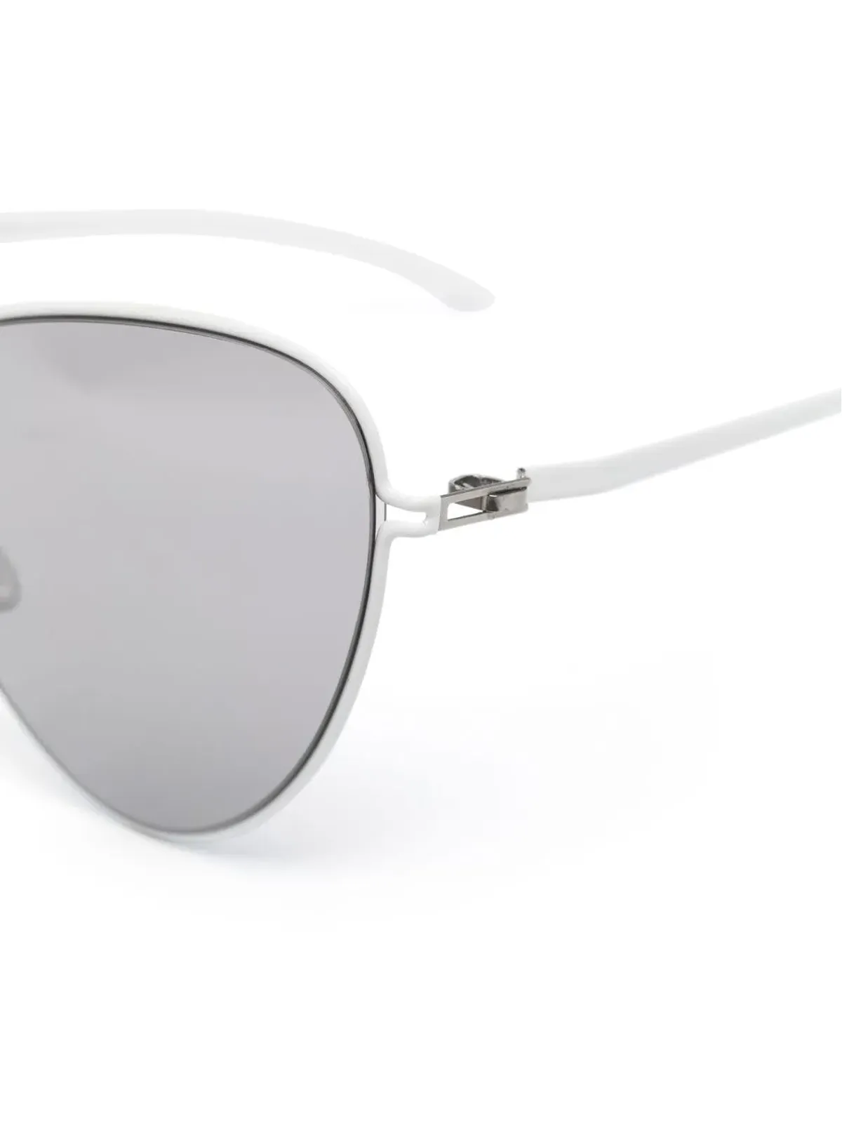Mykita cat-eye frame tinted sunglasses - White - 画像3