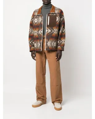 Junya Watanabe MAN アブストラクトプリント ウールジャケット - サムネイル2