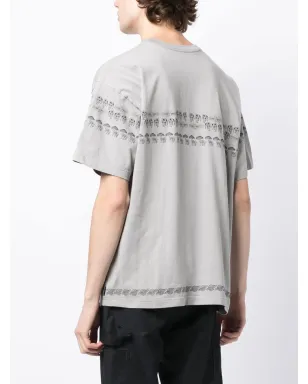 Neighborhood マッシュルームプリント・ディテールTシャツ - グレー - サムネイル4