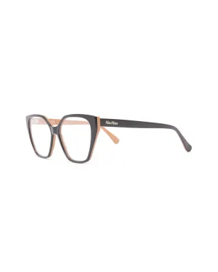 Max Mara Eyewear ジオメトリックフレーム眼鏡 - ブラック - サムネイル2