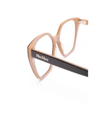 Max Mara Eyewear ジオメトリックフレーム眼鏡 - ブラック - サムネイル3