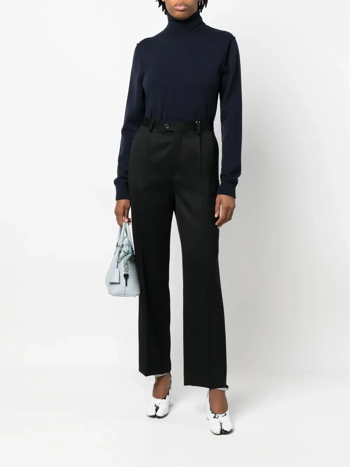 Maison Margiela ハイネックカシミヤセーター - 画像3