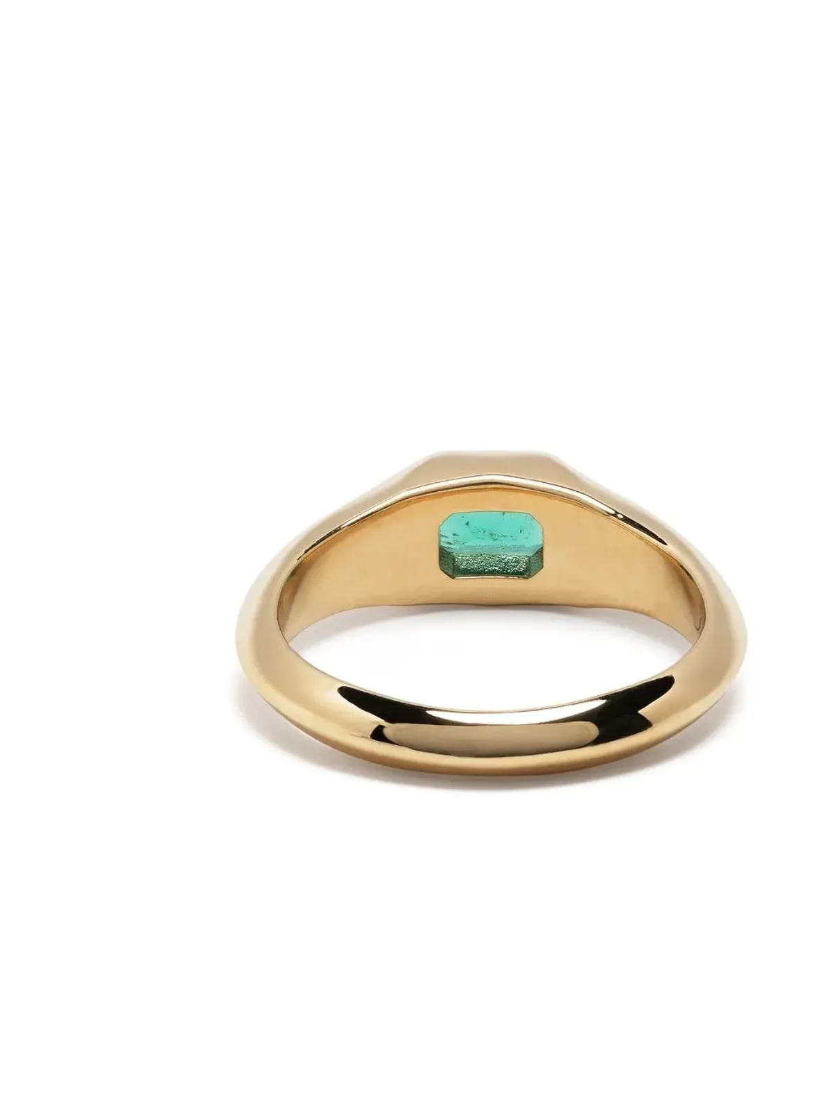 Lizzie Mandler Fine Jewelry エメラルド付き18ktイエローゴールド サインリング - 画像4