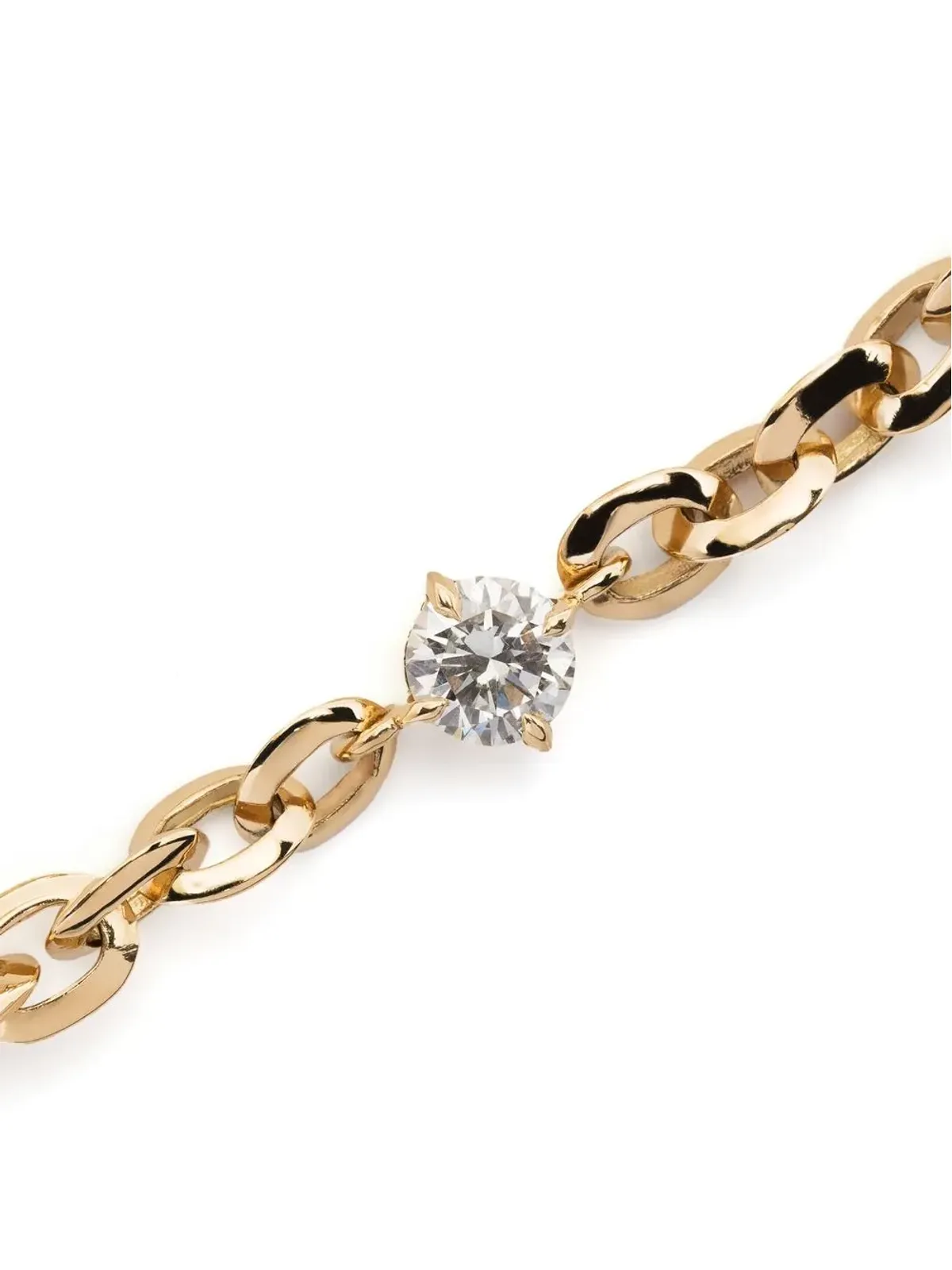 Lizzie Mandler Fine Jewelry 18K イエローゴールド ナイフエッジ ダイヤモンド ブレスレット - 画像3