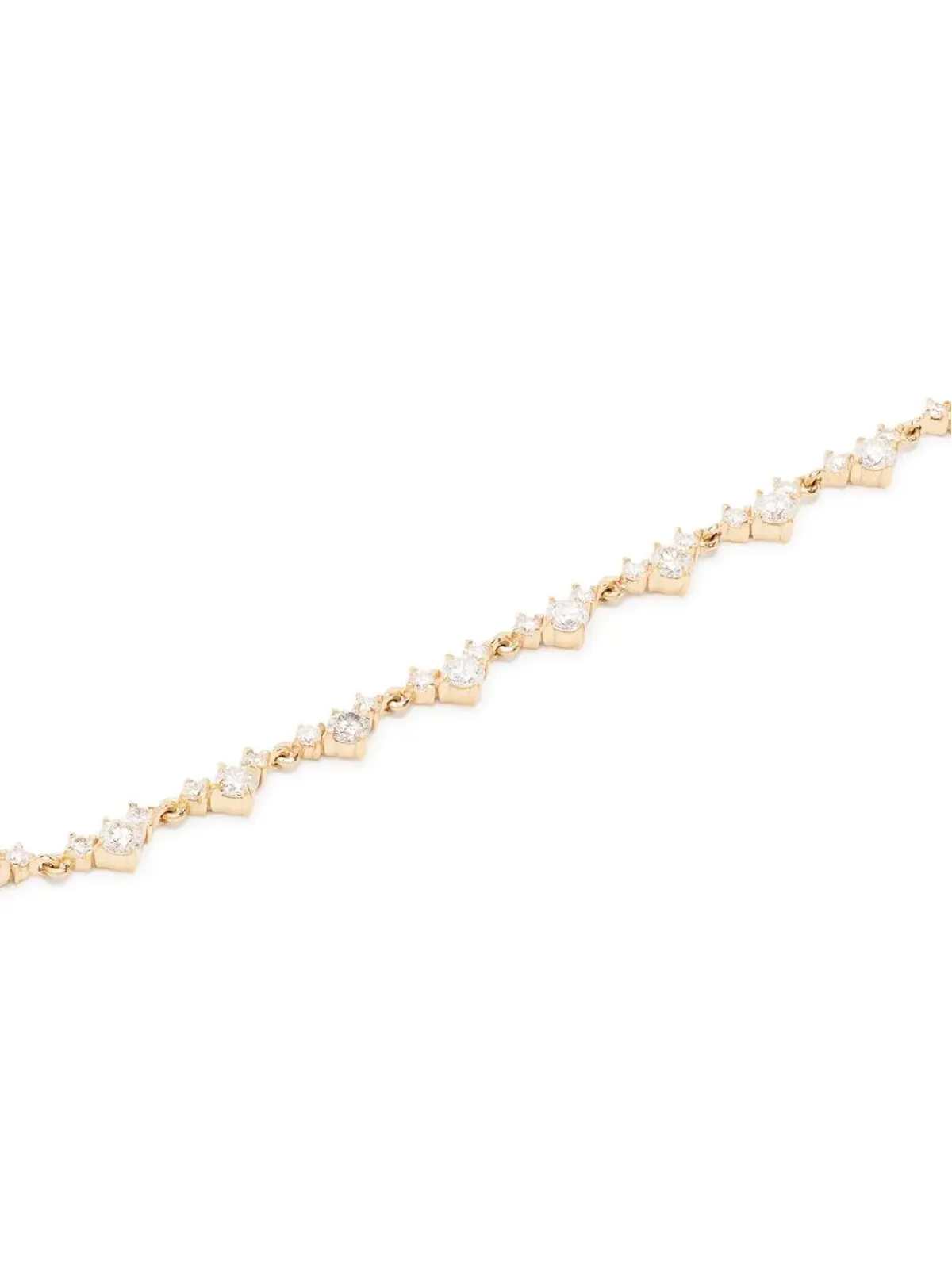 Lizzie Mandler Fine Jewelry エクラ ダイヤモンド テニスネックレス - 画像3