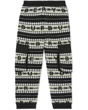 Burberry Kids フェアアイル ウール トラウザー - サムネイル1