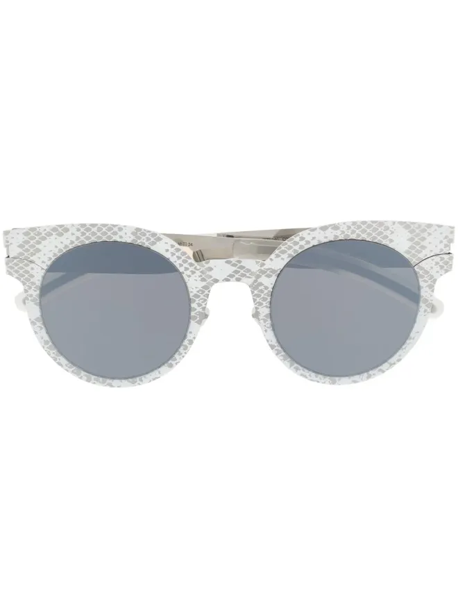 Mykita Mykita パイソンプリントウェイファーサングラスの商品画像
