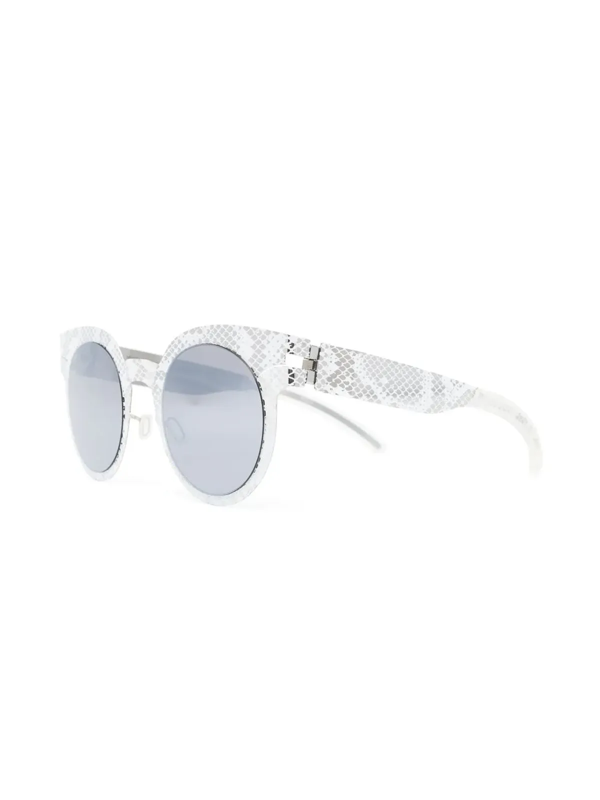 Mykita パイソンプリントウェイファーサングラス - 画像2