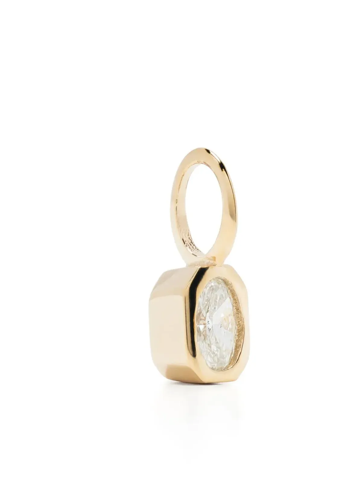 Lizzie Mandler Fine Jewelry 18Kイエローゴールド ダイヤモンド ソリテア チャーム - 画像2
