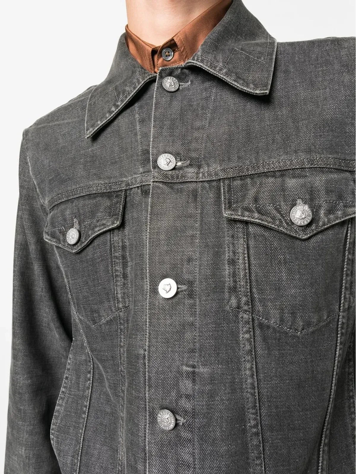 Versace Pre-Owned 2000s コットンデニムジャケット - 画像5