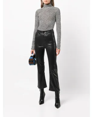 rag & bone コーティッド・フレア・クロップドジーンズ - サムネイル2