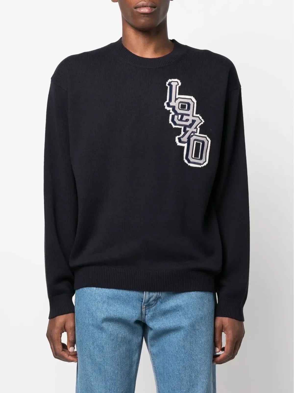 Kenzo ヴァーシティ ロゴ入りニットジャンパー - 画像3