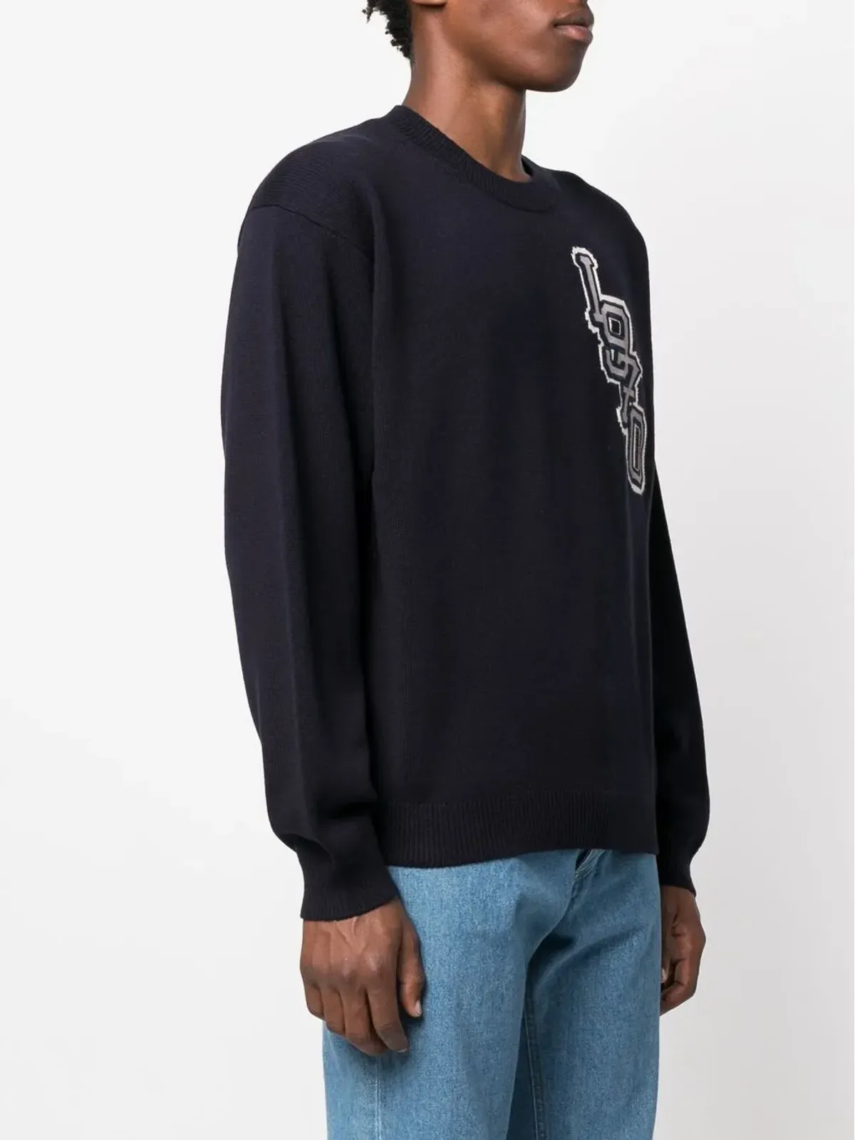 Kenzo ヴァーシティ ロゴ入りニットジャンパー - 画像4