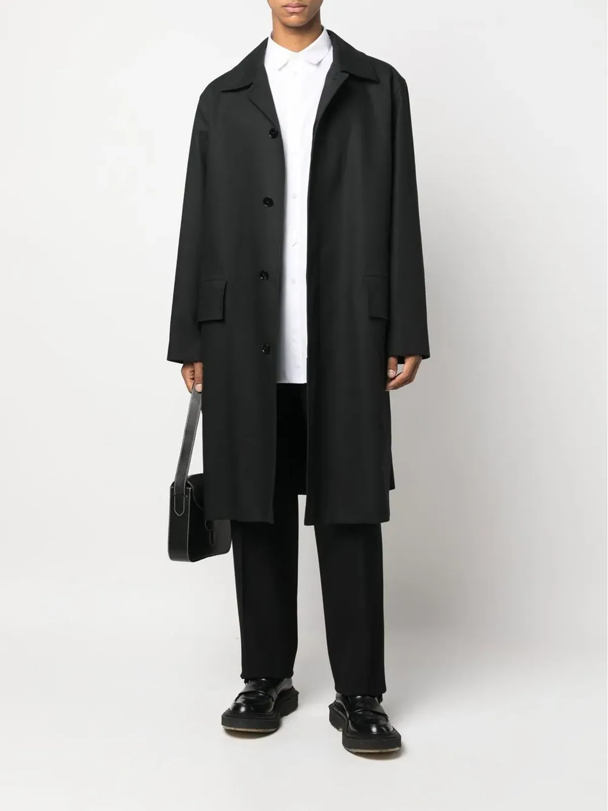Jil Sander 長袖コットンシャツ - ホワイト - 画像2