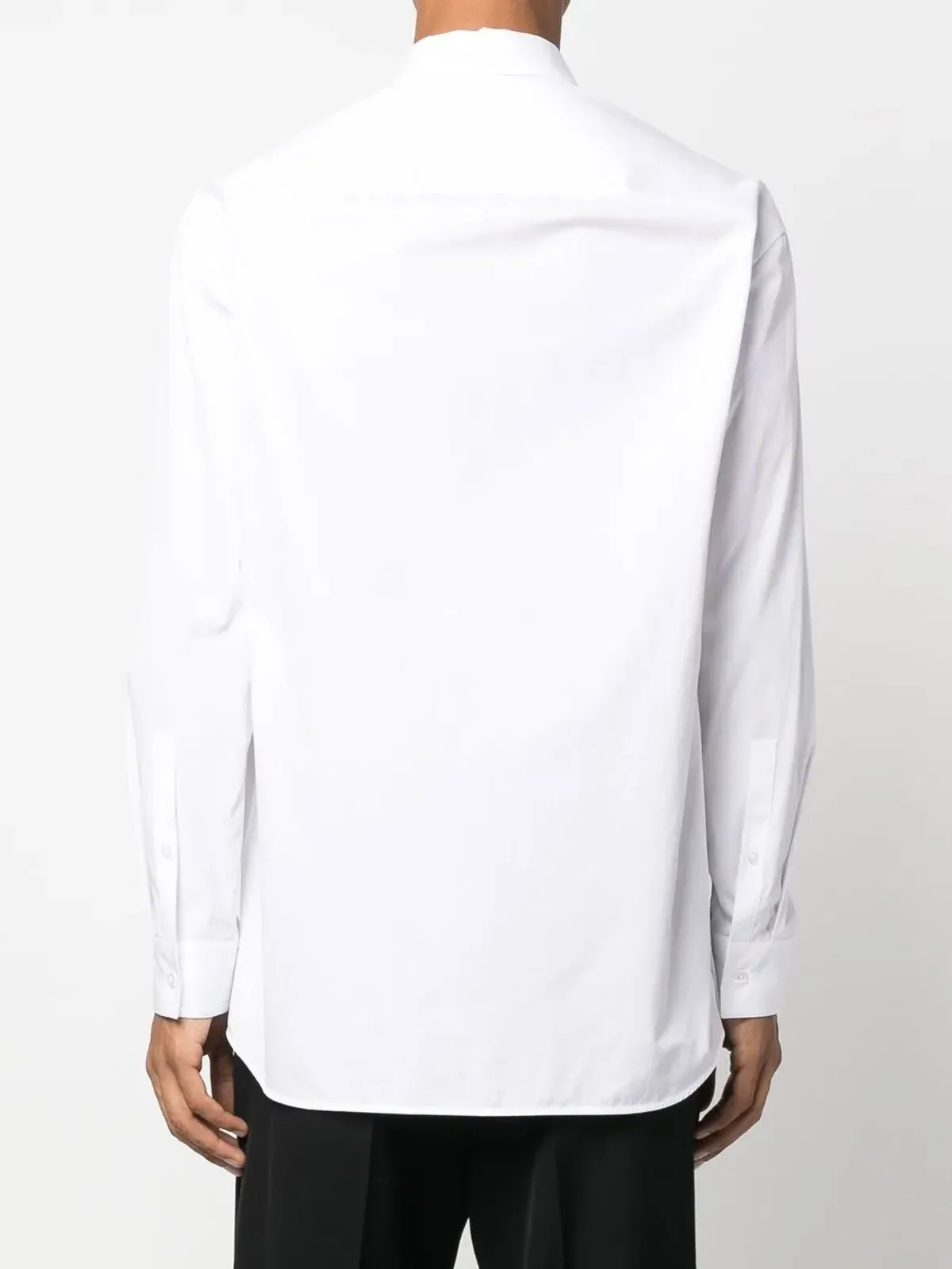 Jil Sander 長袖コットンシャツ - ホワイト - 画像3