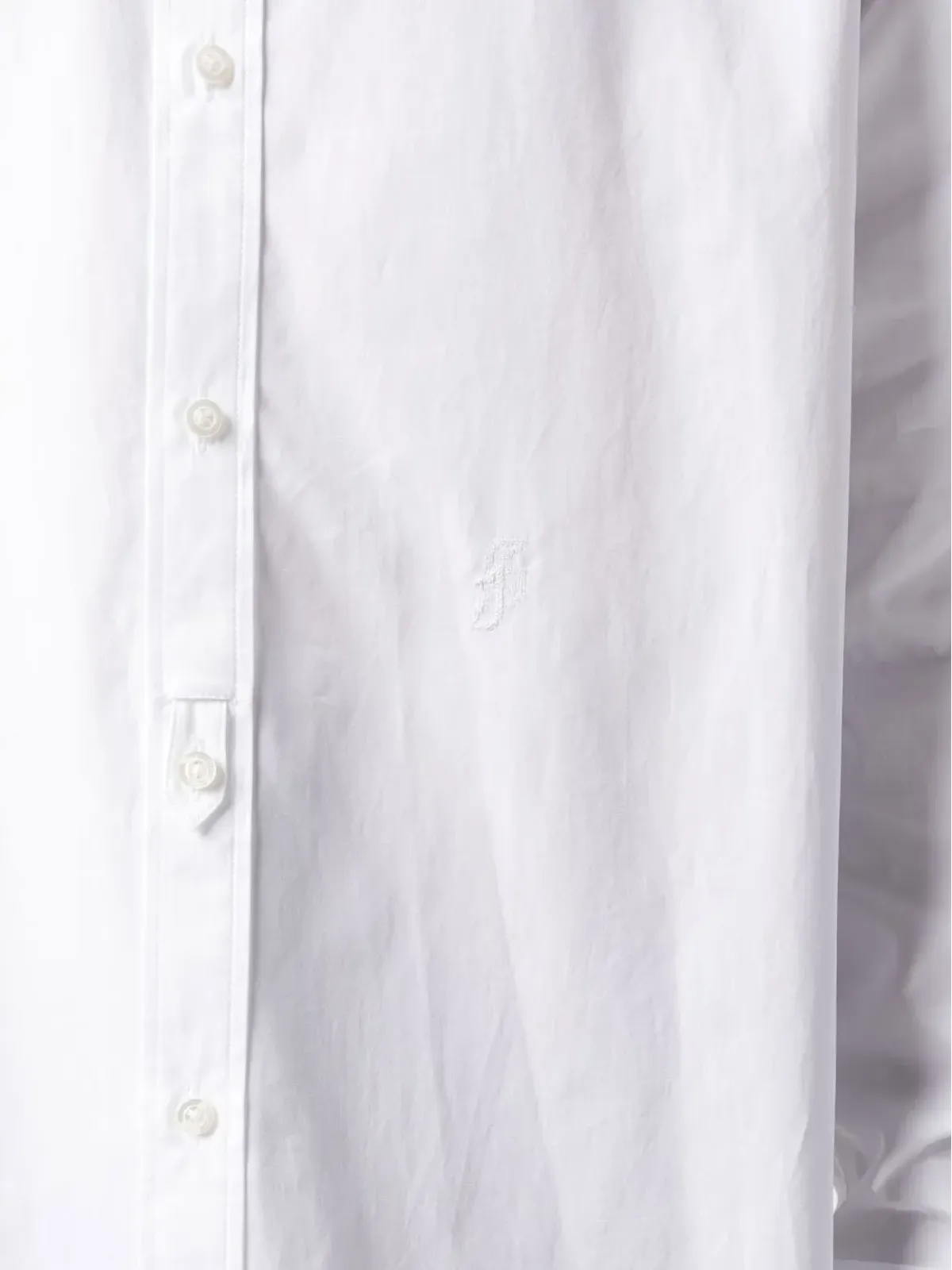 Jil Sander 長袖コットンシャツ - ホワイト - 画像4