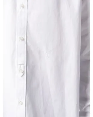 Jil Sander 長袖コットンシャツ - ホワイト - サムネイル4