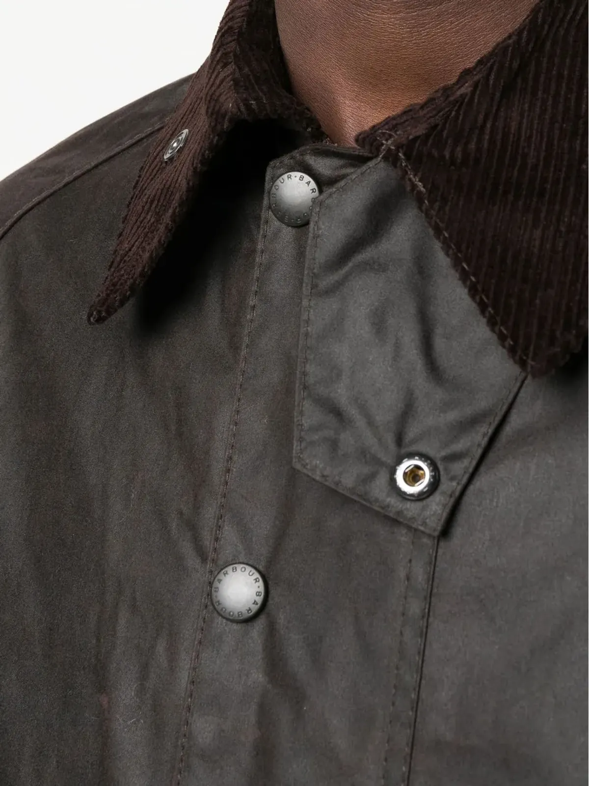 Barbour 長袖ワックス加工ジャケット - 画像5
