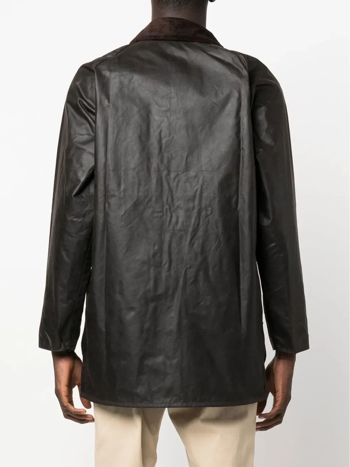 Barbour 長袖ワックス加工ジャケット - 画像4