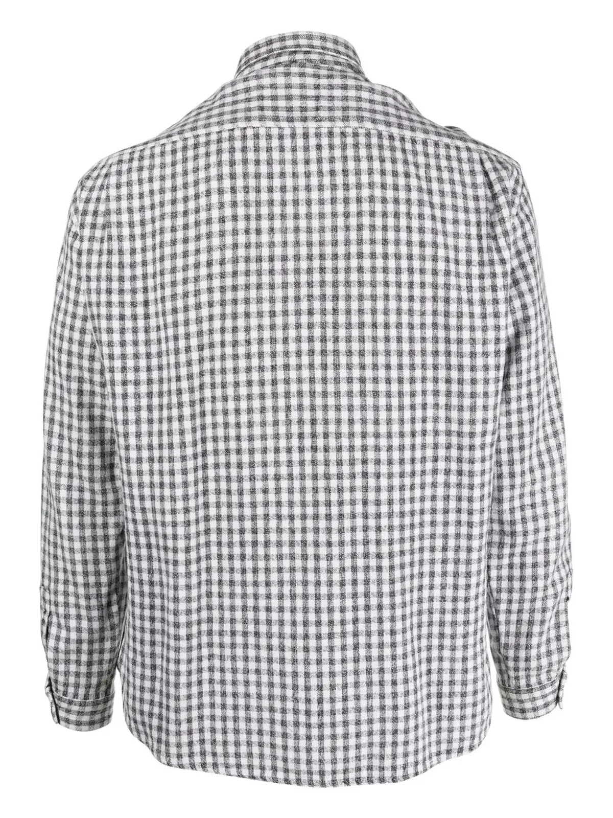 Moschino Pre-Owned 1990年代 チェック柄 プレススタッドシャツ ブラック - 画像2