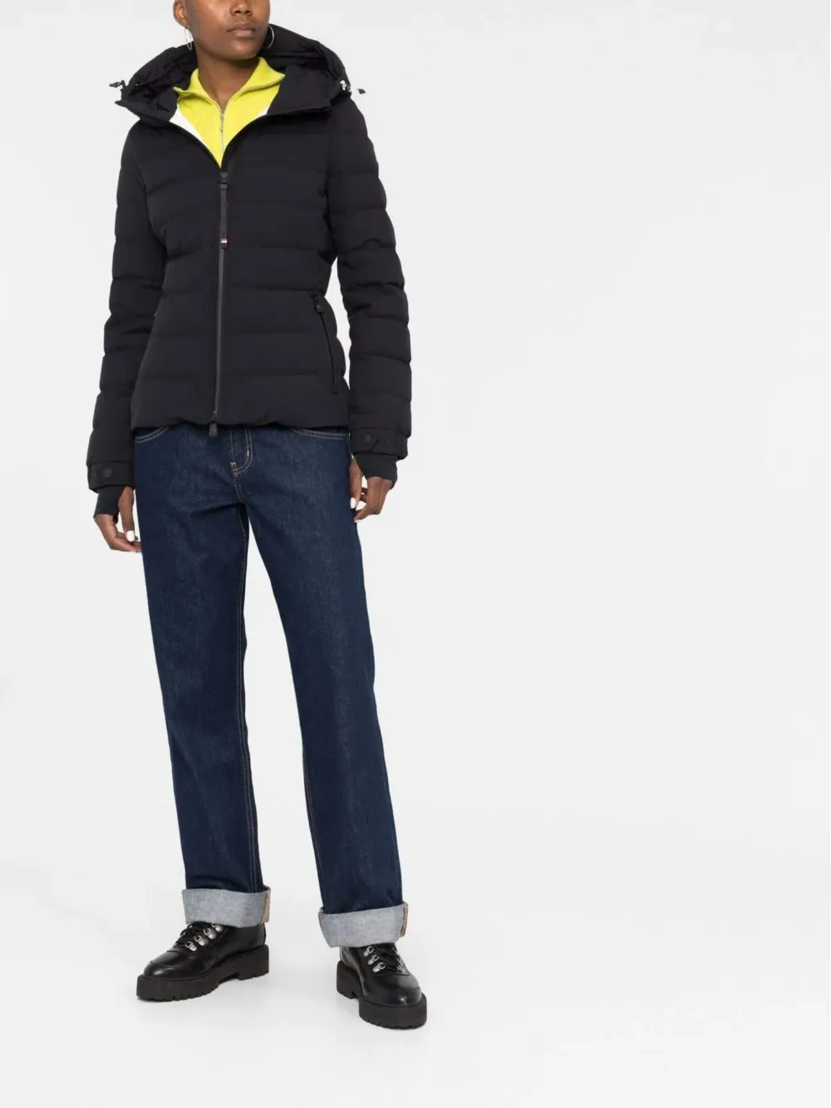 Moncler Grenoble ファネルネック パディッドジャケット - 画像2