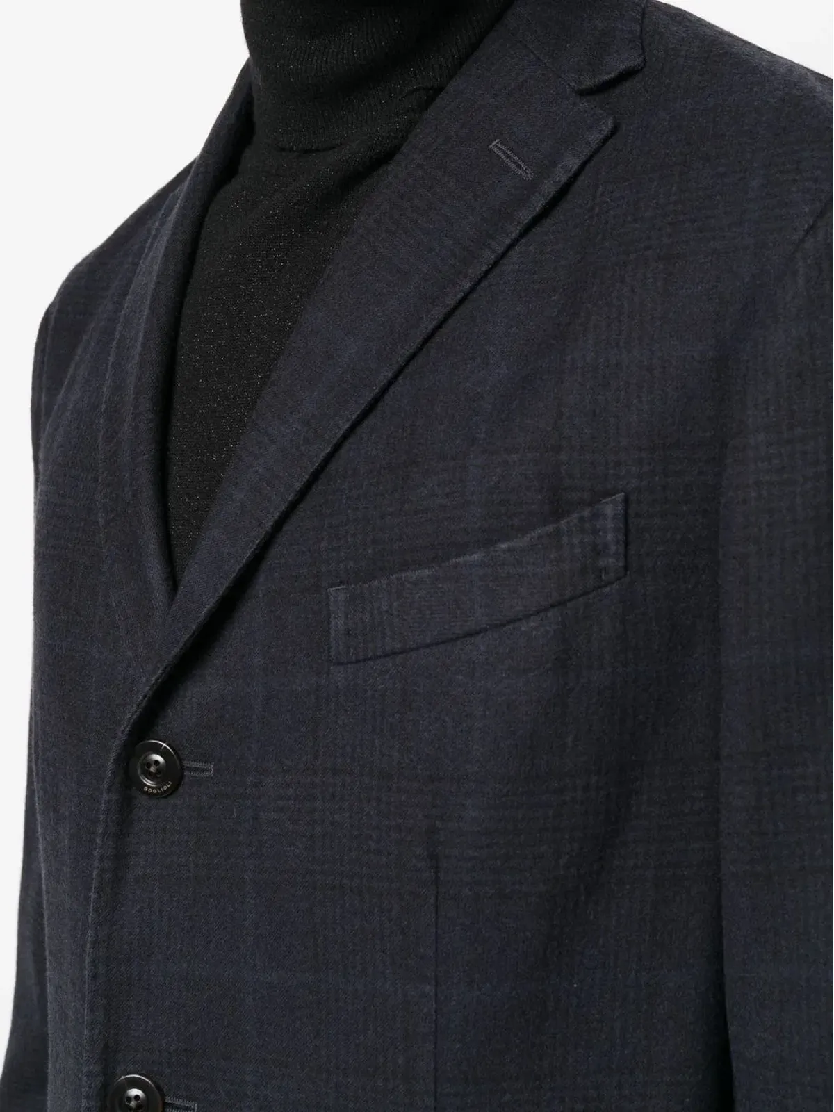 Boglioli シングルブレスト ウールブレザー - 画像5