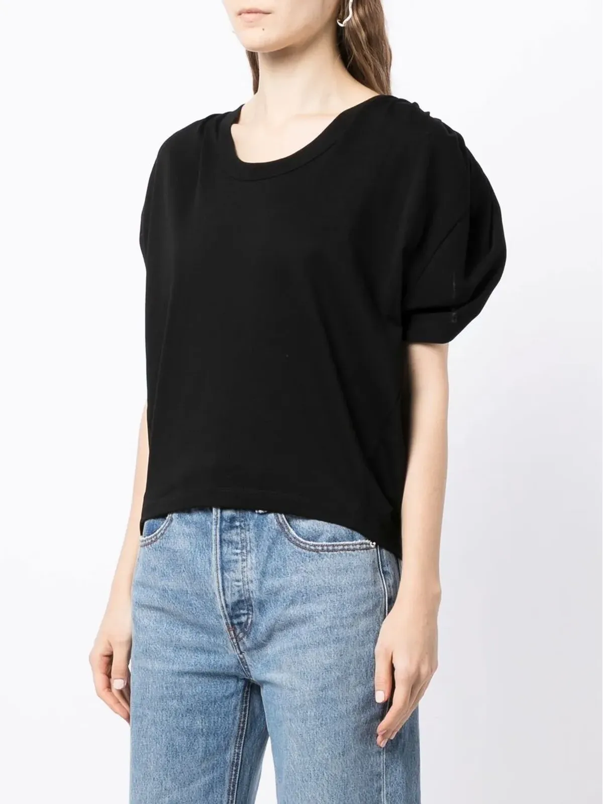 Alexander Wang ギャザー袖ディテールTシャツ - 画像3