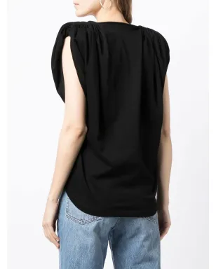 Alexander Wang ギャザー袖ディテールTシャツ - サムネイル4