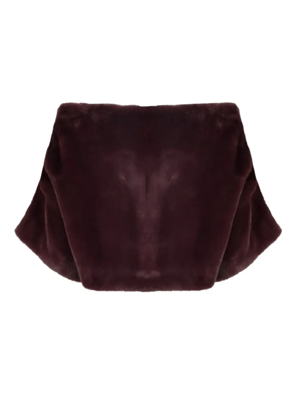 P.A.R.O.S.H. velvet cape - Red - 画像2