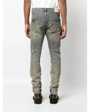 Purple Brand ダメージ加工スリムフィットジーンズ - サムネイル3