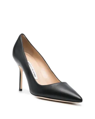 Manolo Blahnik BB レザー パンプス ブラック - サムネイル2