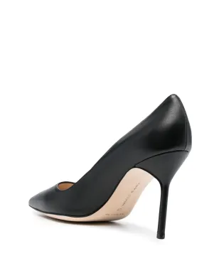 Manolo Blahnik BB レザー パンプス ブラック - サムネイル3