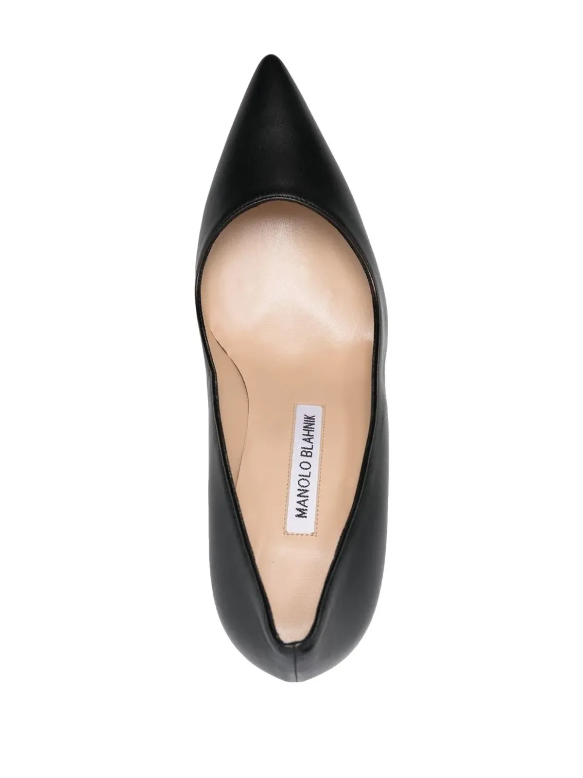 Manolo Blahnik BB レザー パンプス ブラック - 画像4