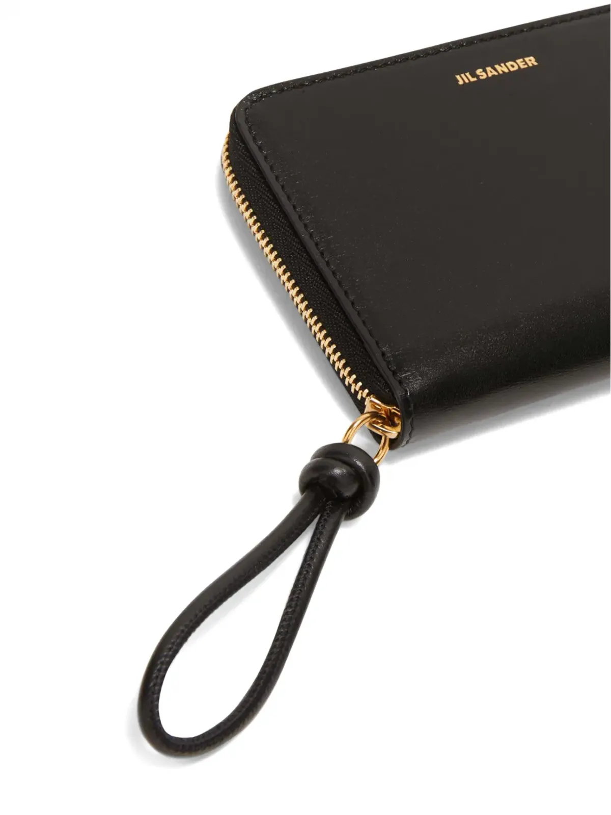 Jil Sander オールアラウンド ZIP レザー ウォレット - ブラック - 画像3