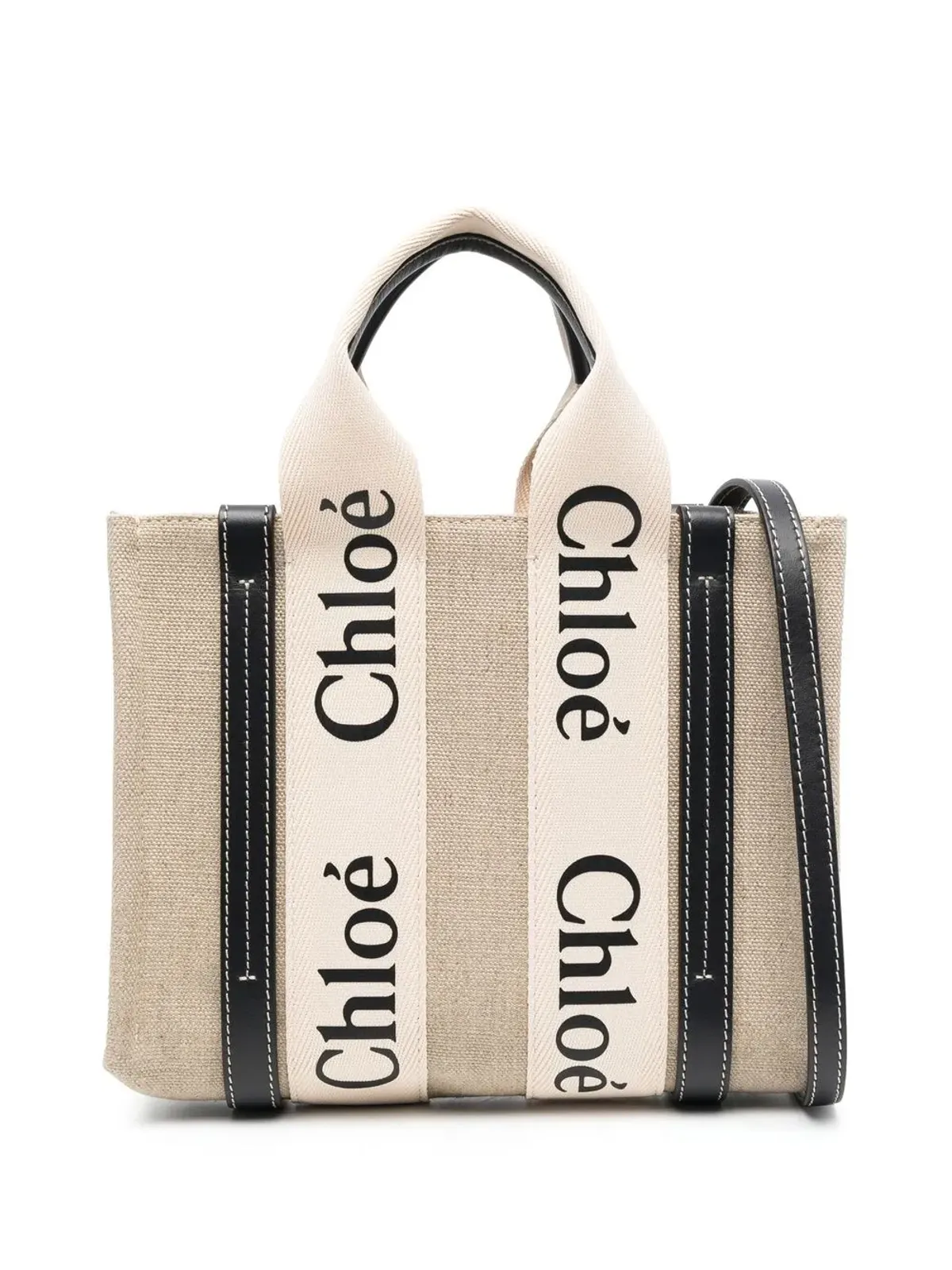 Chloé Woody ロゴストラップ トートバッグ - 画像1