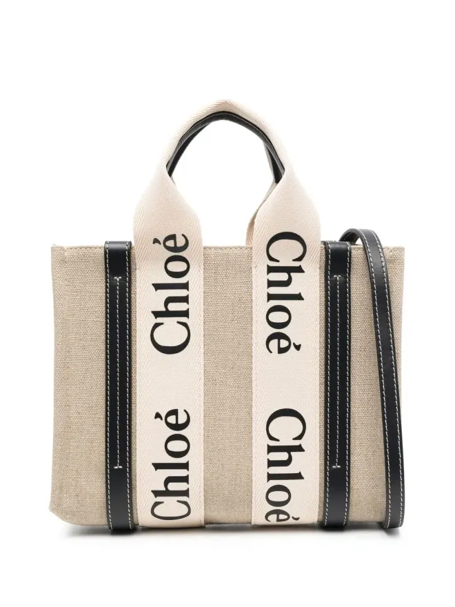 Chloe Chloé Woody ロゴストラップ トートバッグの商品画像