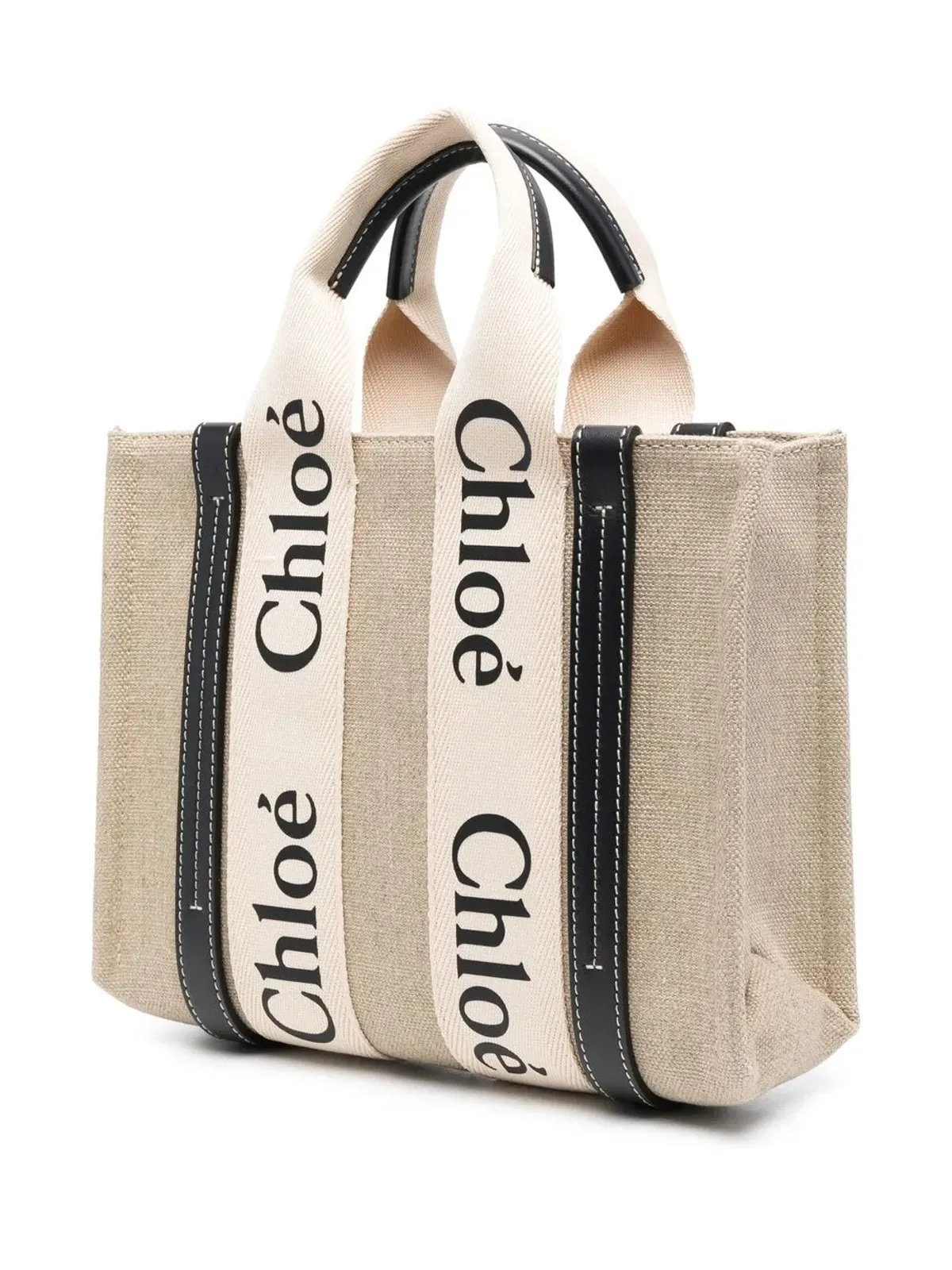 Chloé Woody ロゴストラップ トートバッグ - 画像3